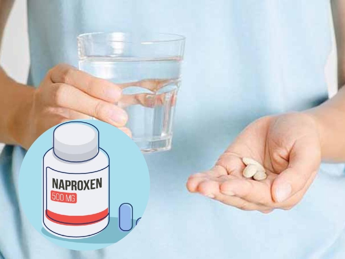 Nên uống Naproxen với một cốc nước đầy (ít nhất 200ml nước)